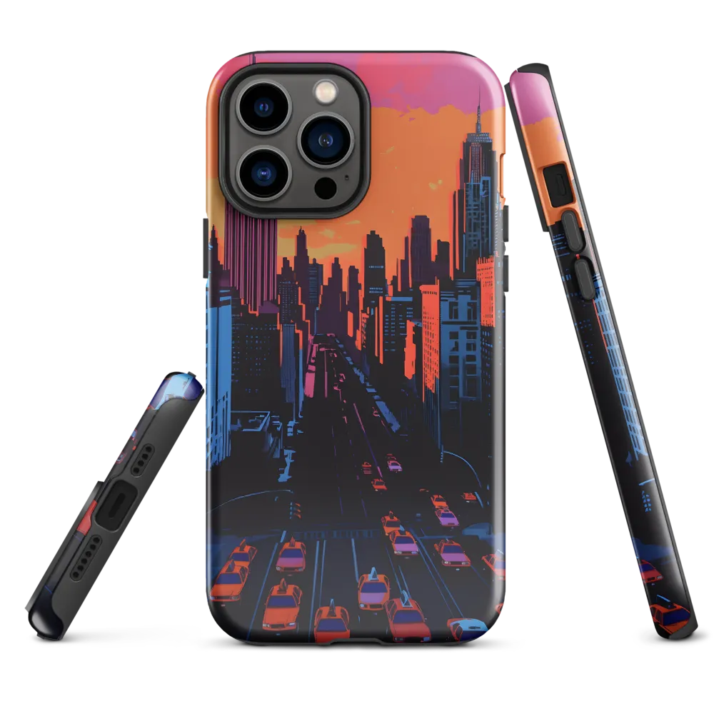 Sunset Over Skyscrapers