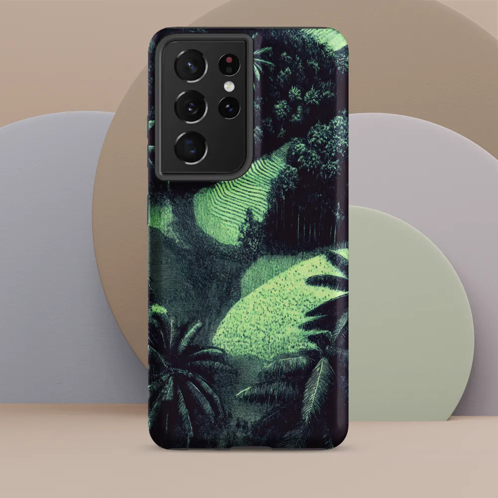 Harmony in Green: A Surreal Landscape