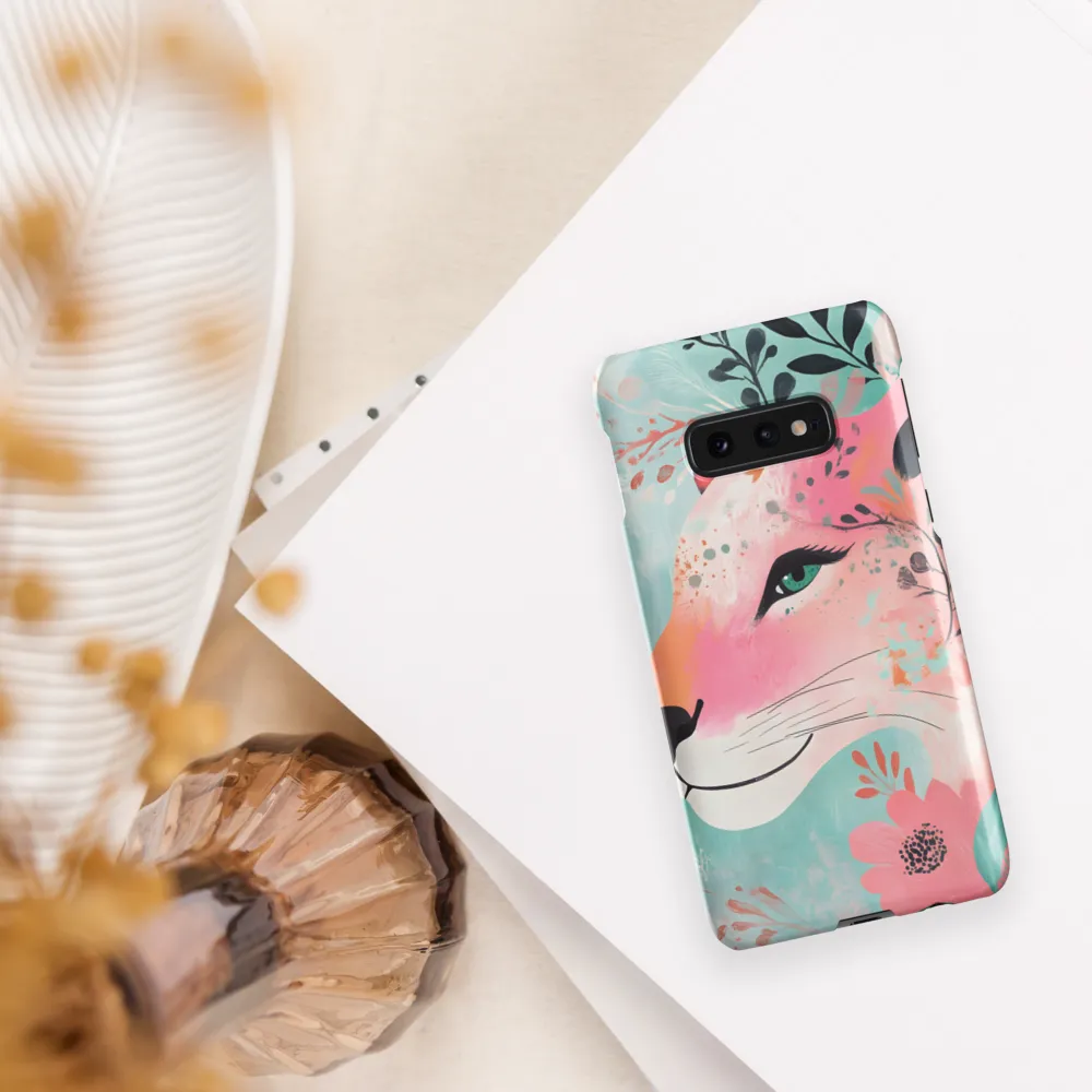 Whimsical Majesty: A Floral Lion