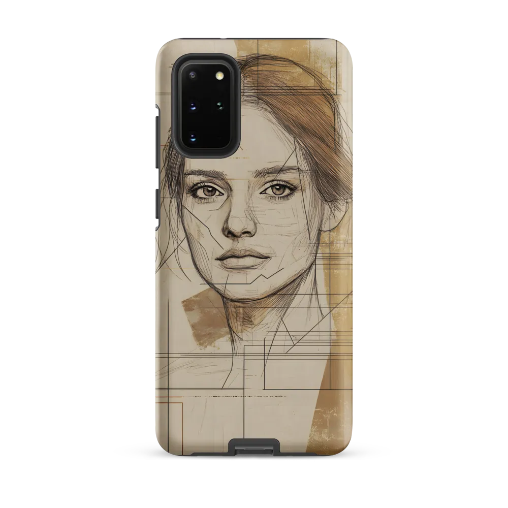 Geometric Elegance: A Modern Portrait