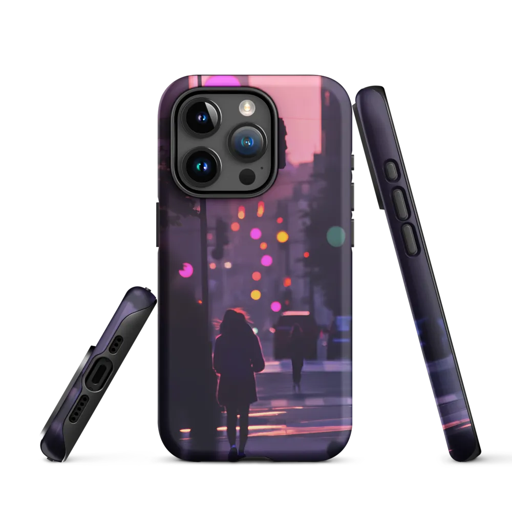 City Silhouettes at Dusk | Phone Case |  15 Pro | Tough Case | Matte