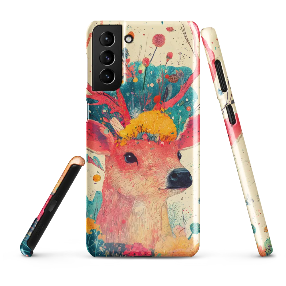 Whimsical Harmony: A Deer in Bloom