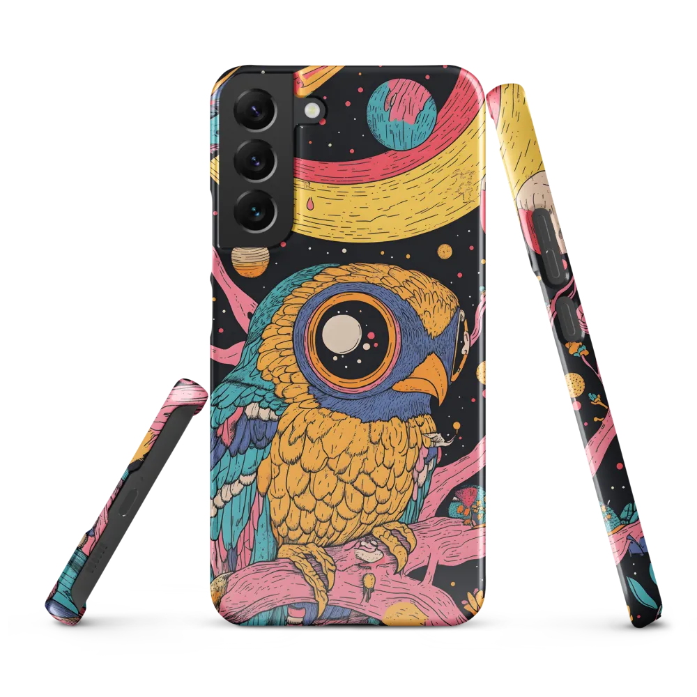 Whimsical Cosmic Owl | Phone Case |  S22 Plus | Snap Case | Glossy