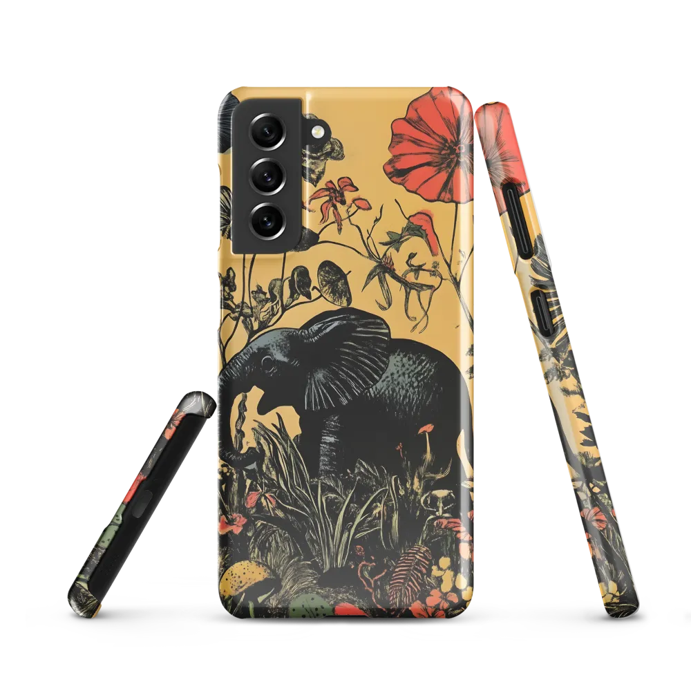 Floral Majesty: The Elephant's Sanctuary