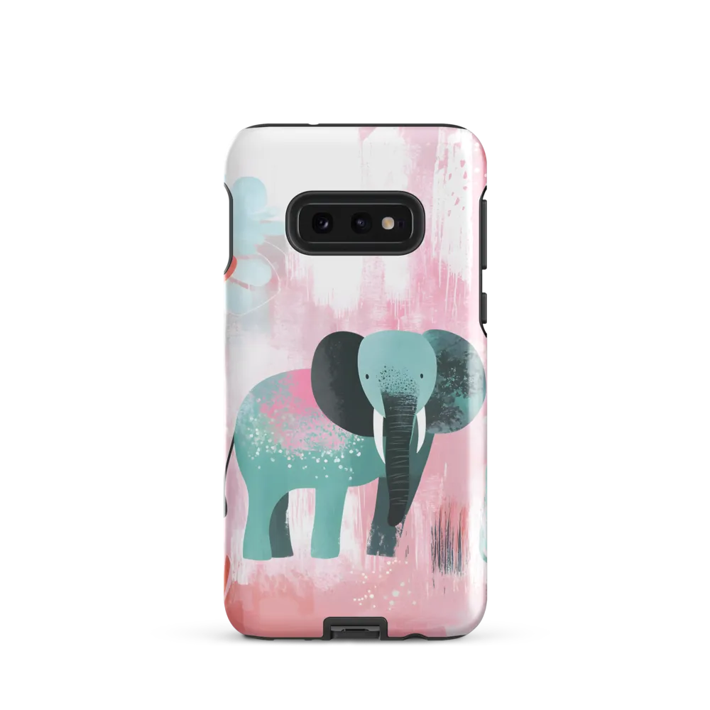 Whimsical Elegance: An Elephant's Serenade | Phone Case |  S10e | Tough Case | Glossy