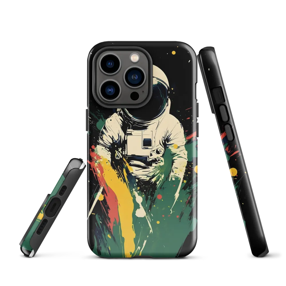Cosmic Splash: The Astronaut's Journey