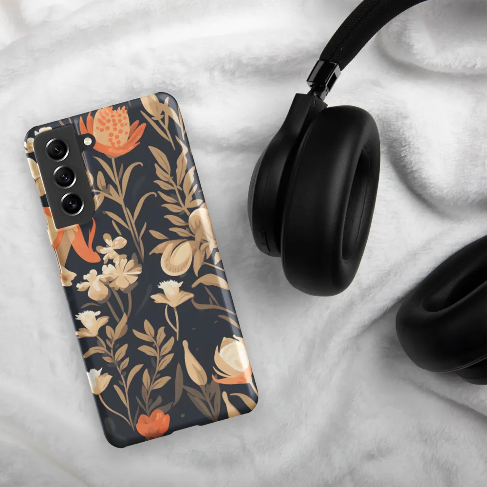 Floral Harmony: A Dance in the Dark