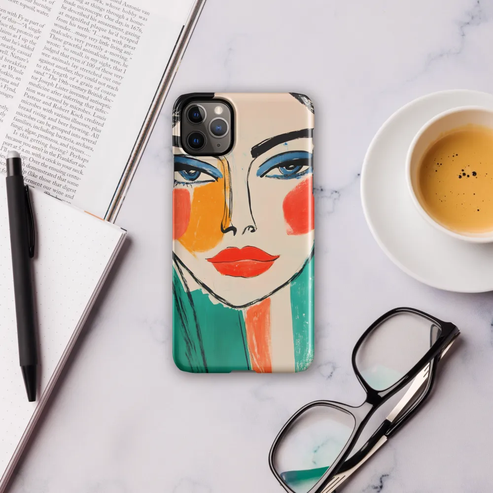 Vivid Portrait of a Modern Muse | Phone Case |  11 Pro Max | Snap Case | Glossy