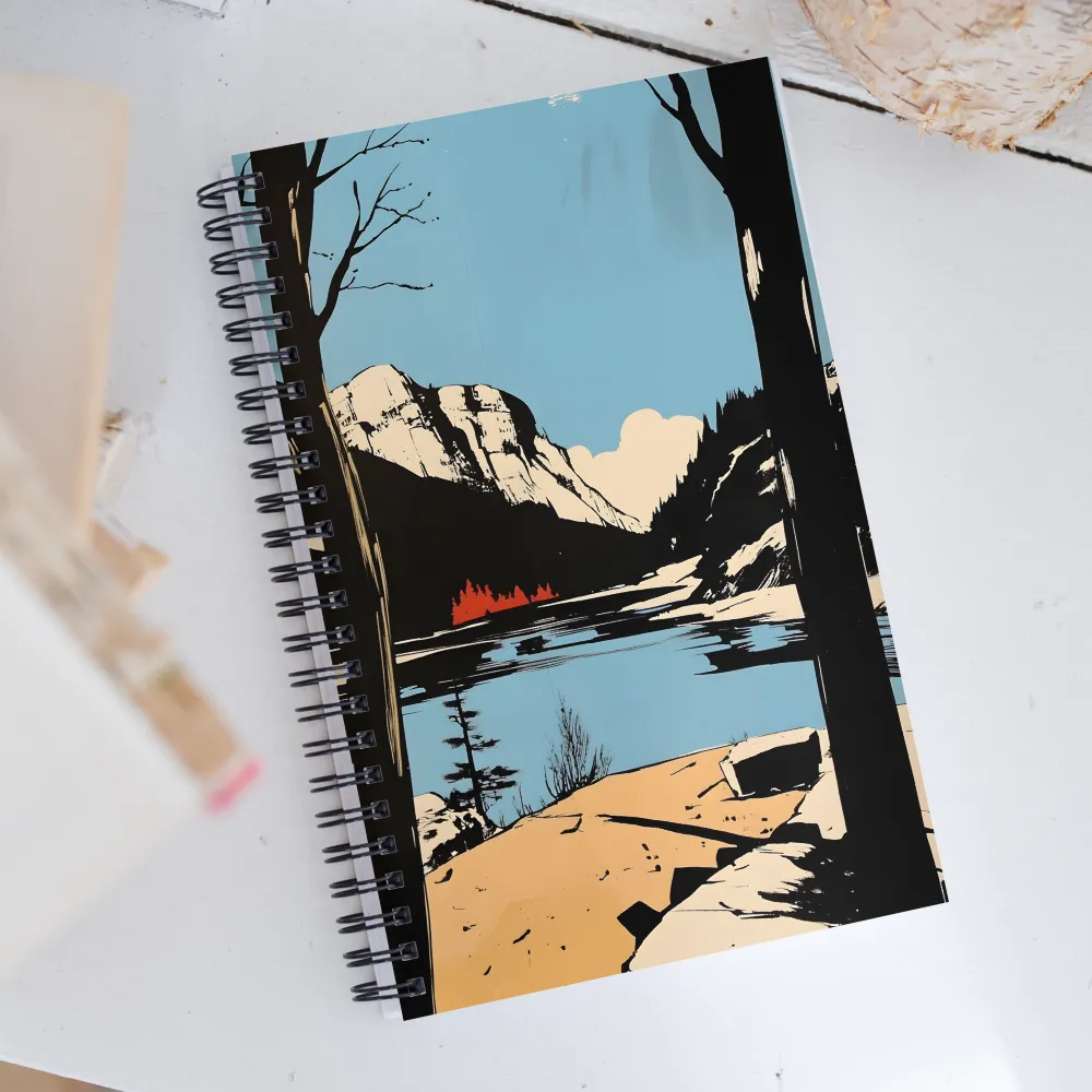 Reflection in Tranquil Waters | Spiral Notebook