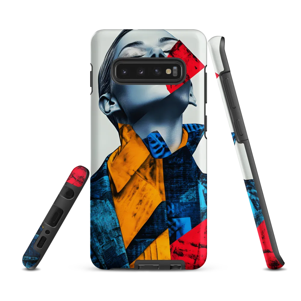 Fragmented Confidence: A Surreal Fashion Portrait