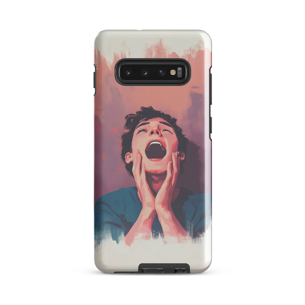 The Silent Scream | Phone Case |  S10 Plus | Tough Case | Glossy