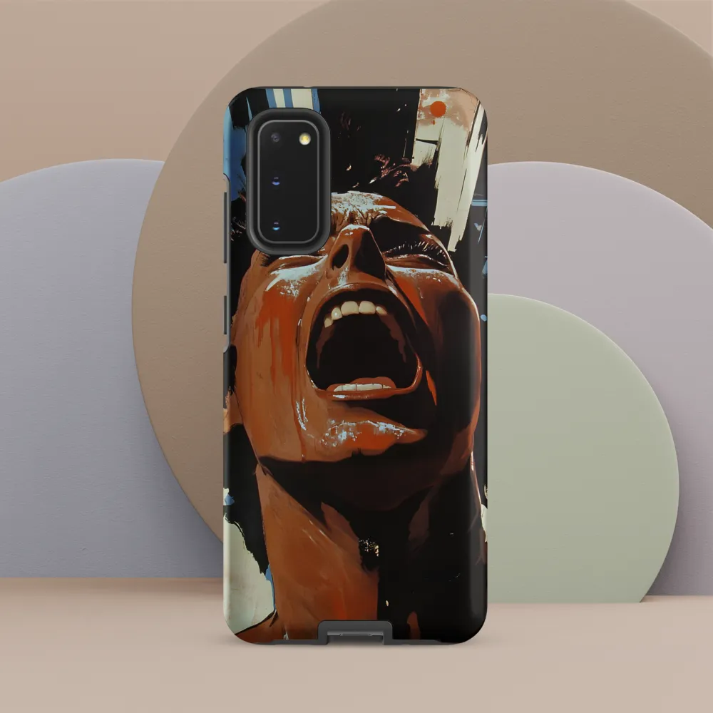 Raw Emotion: The Anguish Within | Phone Case |  S20 | Tough Case | Matte