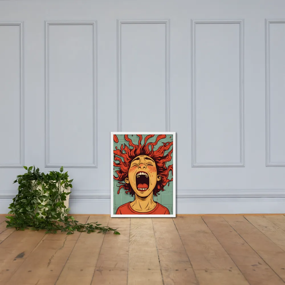 Fury Unleashed | Poster with White Frame | 18″×24″