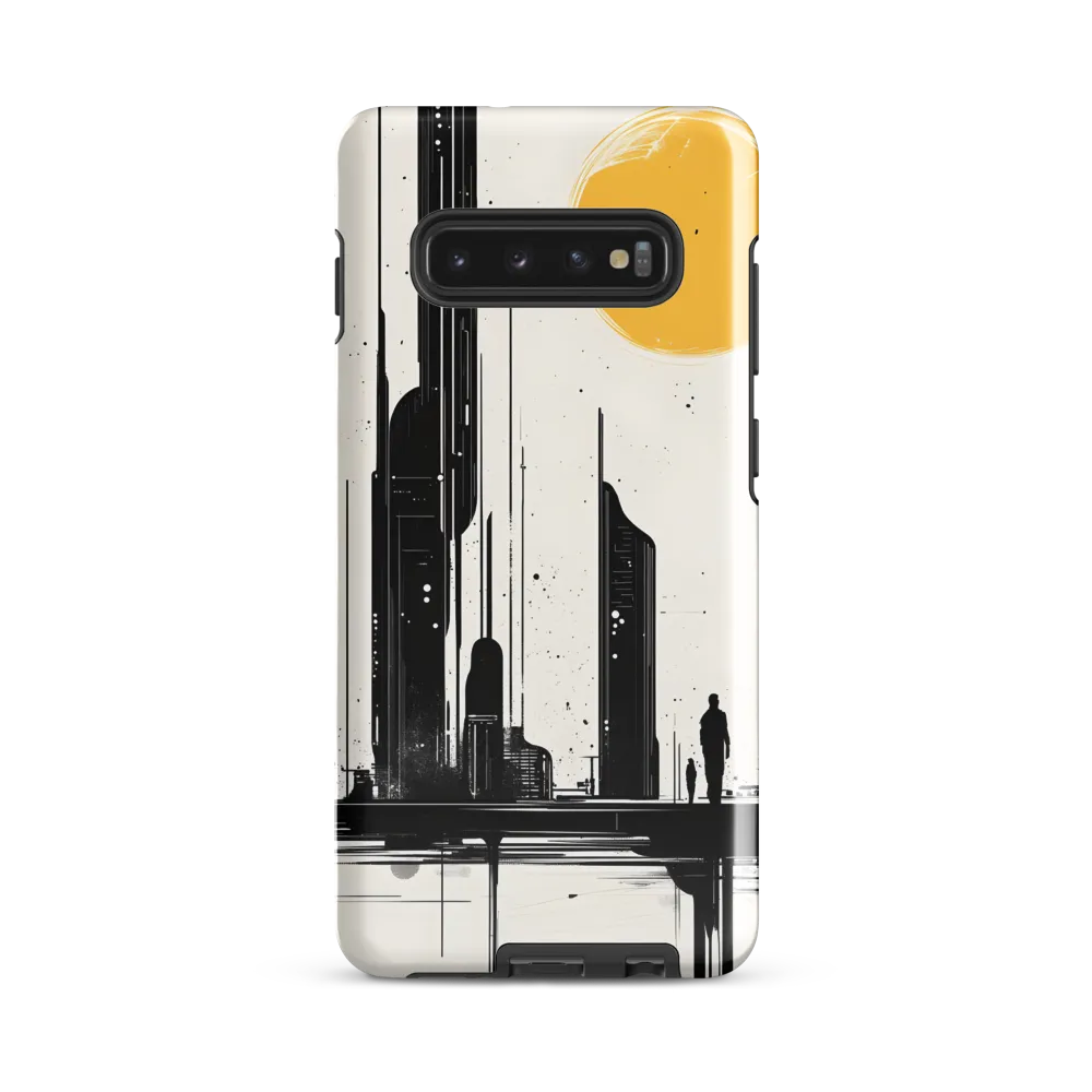 Contemplation in the City of Tomorrow | Phone Case |  S10 Plus | Tough Case | Glossy