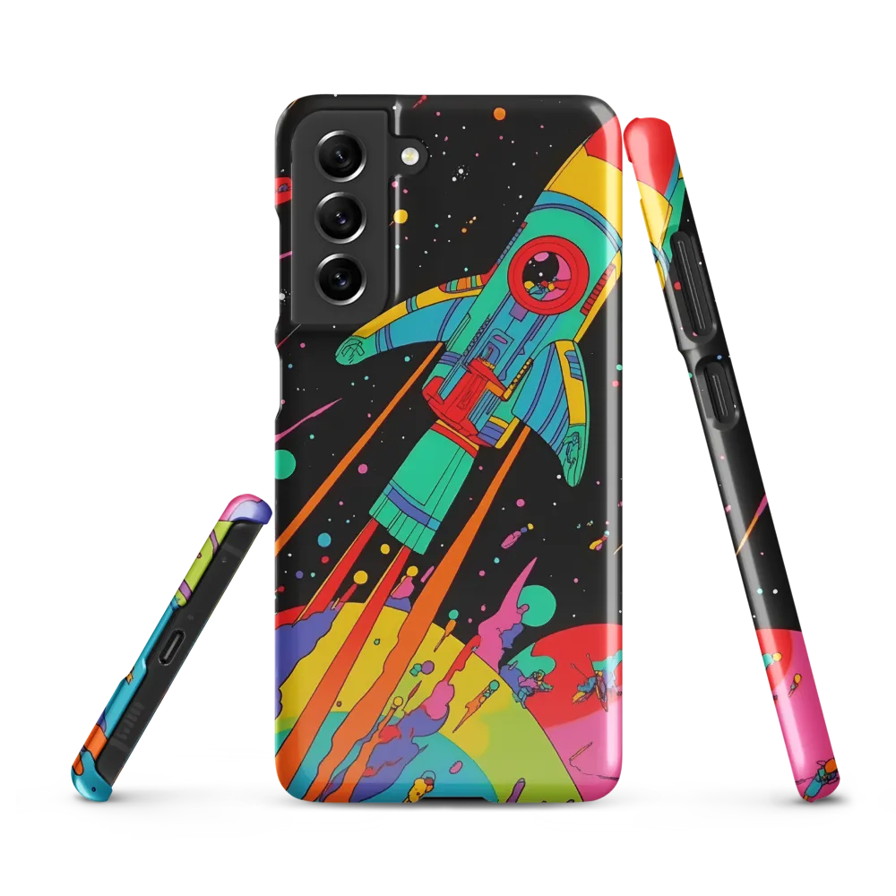 Cosmic Voyage: The Neon Lift-Off