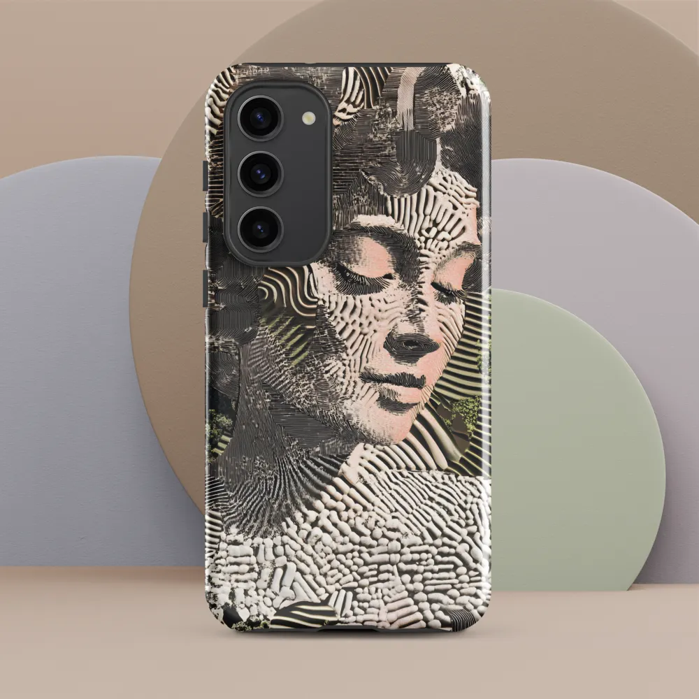 Ethereal Blend of Nature and Humanity | Phone Case |  S23 Plus | Tough Case | Glossy