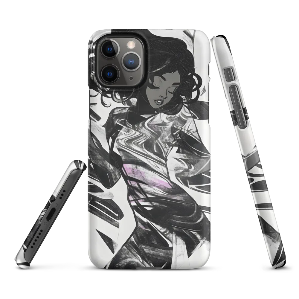Fluid Grace: The Dance of Shadows | Phone Case |  11 Pro | Snap Case | Matte