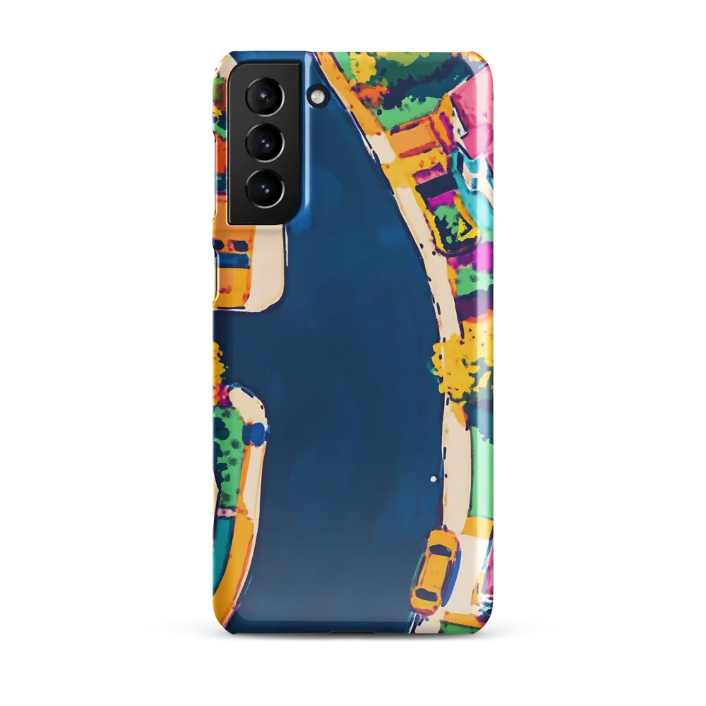 Curved Streets: A Vibrant Suburban Tapestry