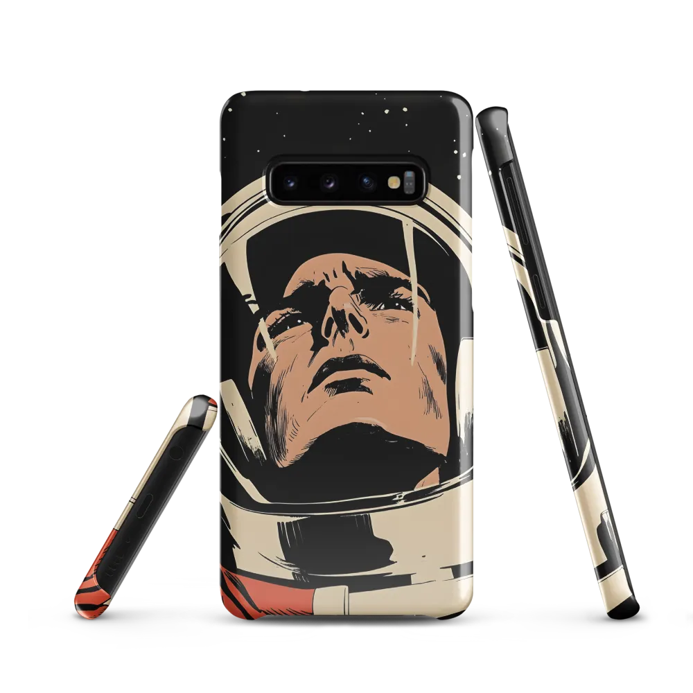 Gaze of the Astronaut | Phone Case |  S10 | Snap Case | Glossy