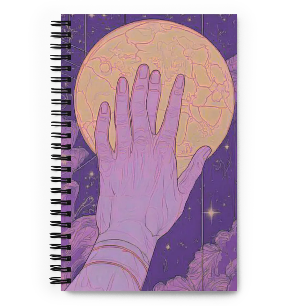 Reaching for the Moon | Spiral Notebook