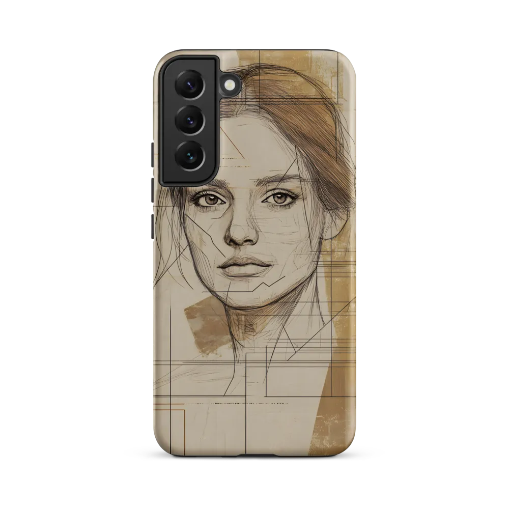 Geometric Elegance: A Modern Portrait