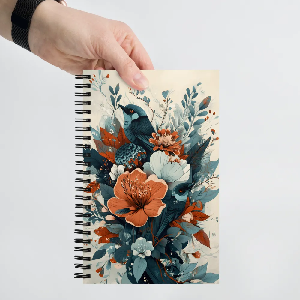 Serenity in Bloom | Spiral Notebook