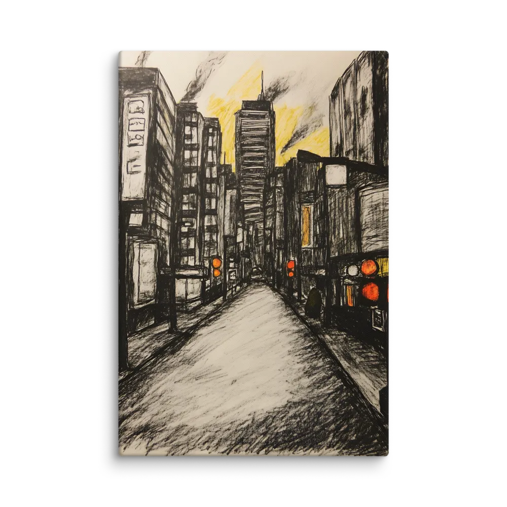 Cityscape of Solitude | Canvas | 32″×48″