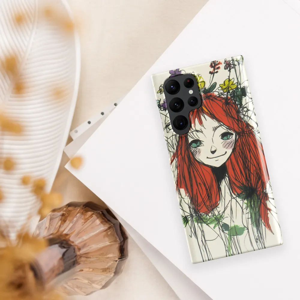 Whimsical Floral Portrait