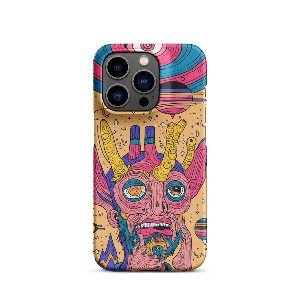 Alien Whimsy: A Surreal Encounter | Phone Case |  14 Pro | Snap Case | Matte