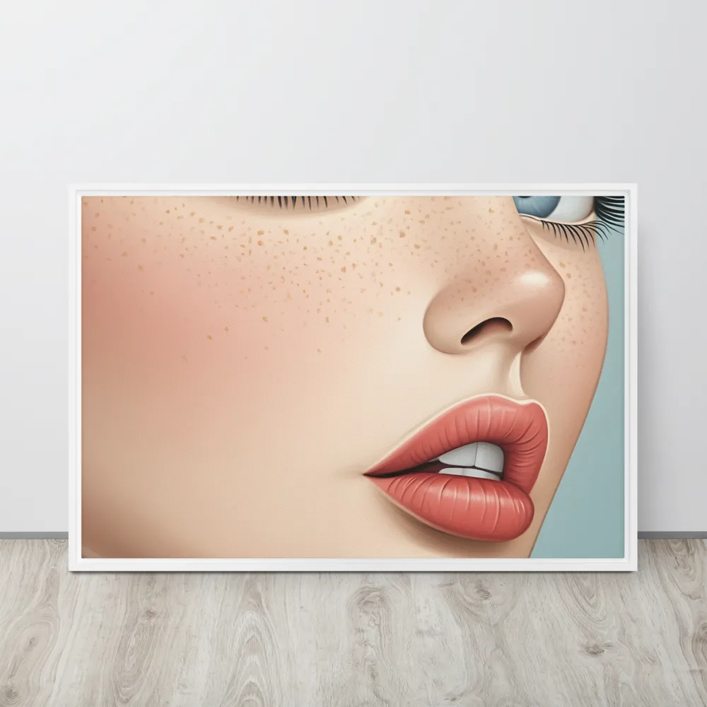 Intriguing Elegance | Canvas with White Frame | 24″×36″
