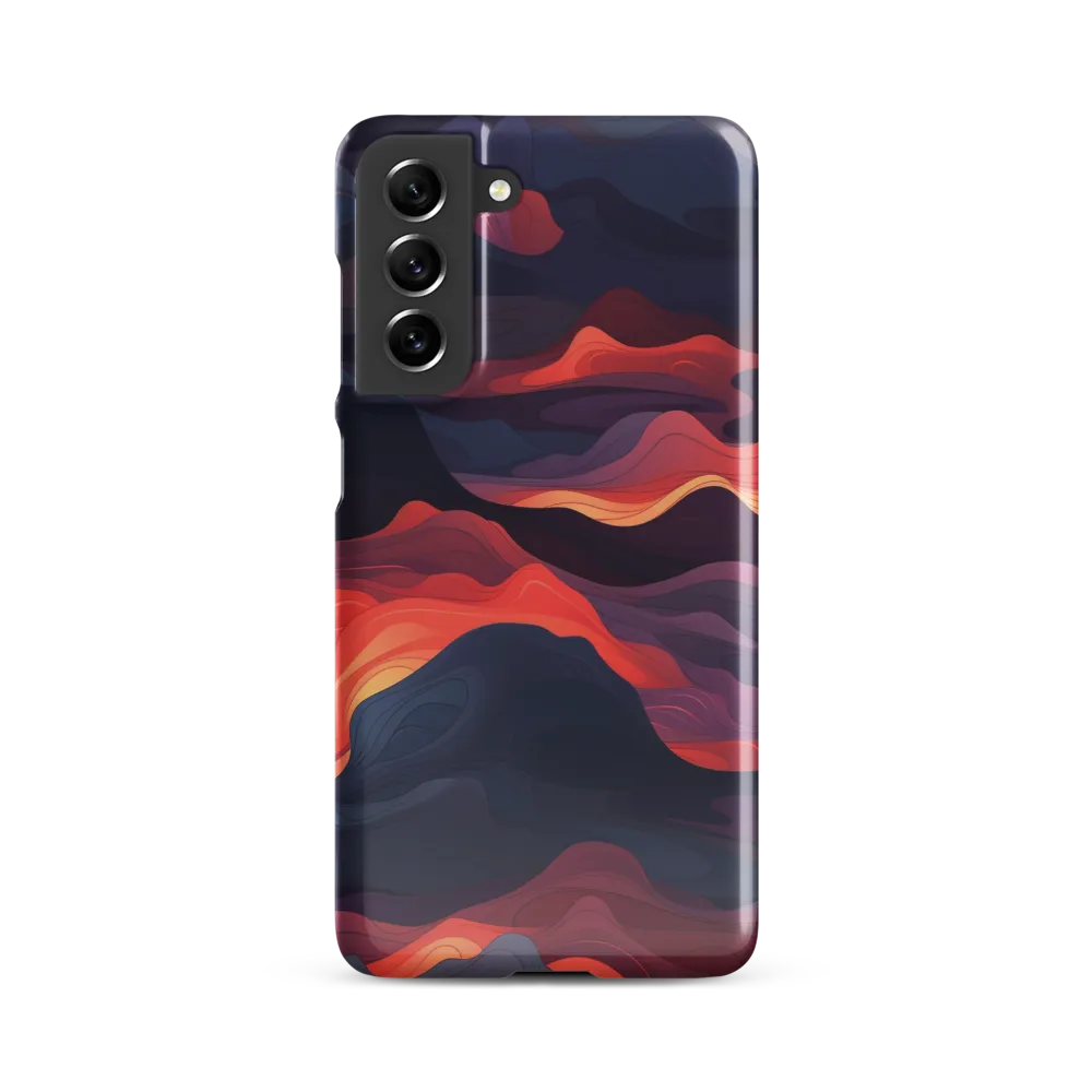 Ethereal Waves of Color | Phone Case |  S21 FE | Snap Case | Glossy