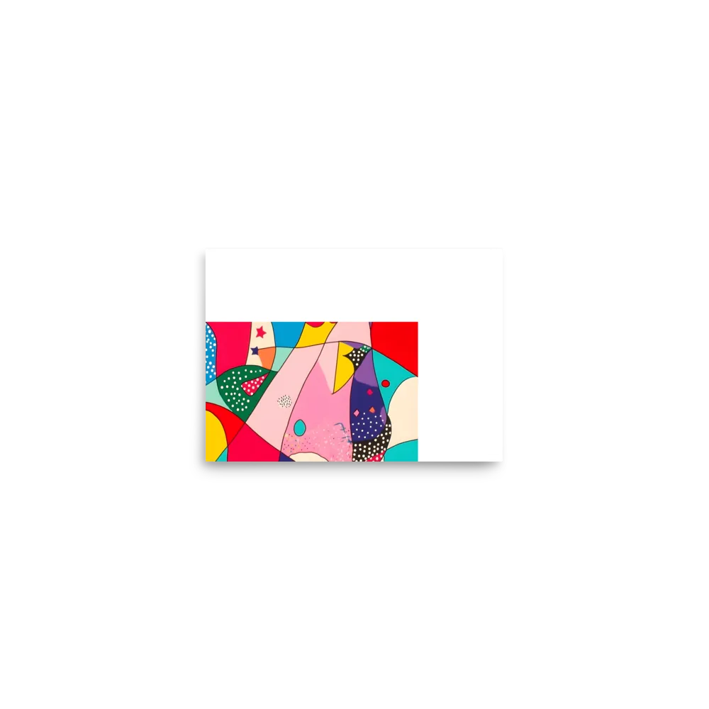 Playful Geometry in Color | Poster | 5″×7″
