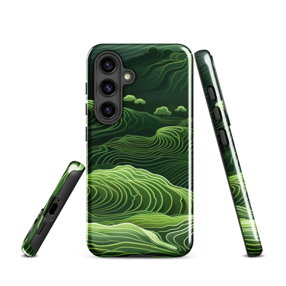 Whispers of Green Hills | Phone Case |  S24 | Tough Case | Glossy