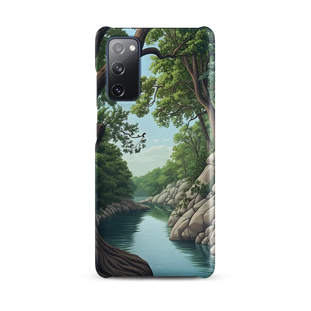 Tranquil Reflections: A Serene River Landscape