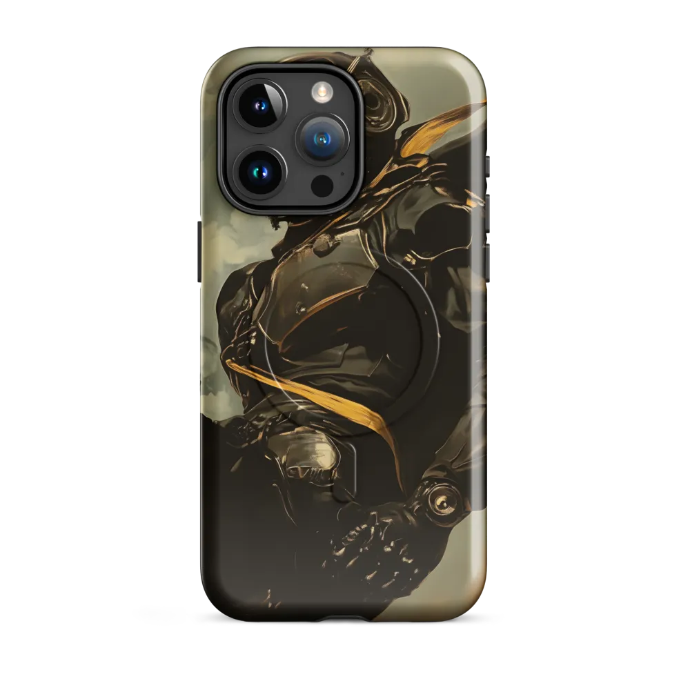 Ethereal Explorer: The Enigmatic Astronaut | Phone Case |  15 Pro Max | MagSafe® Tough Case | Glossy
