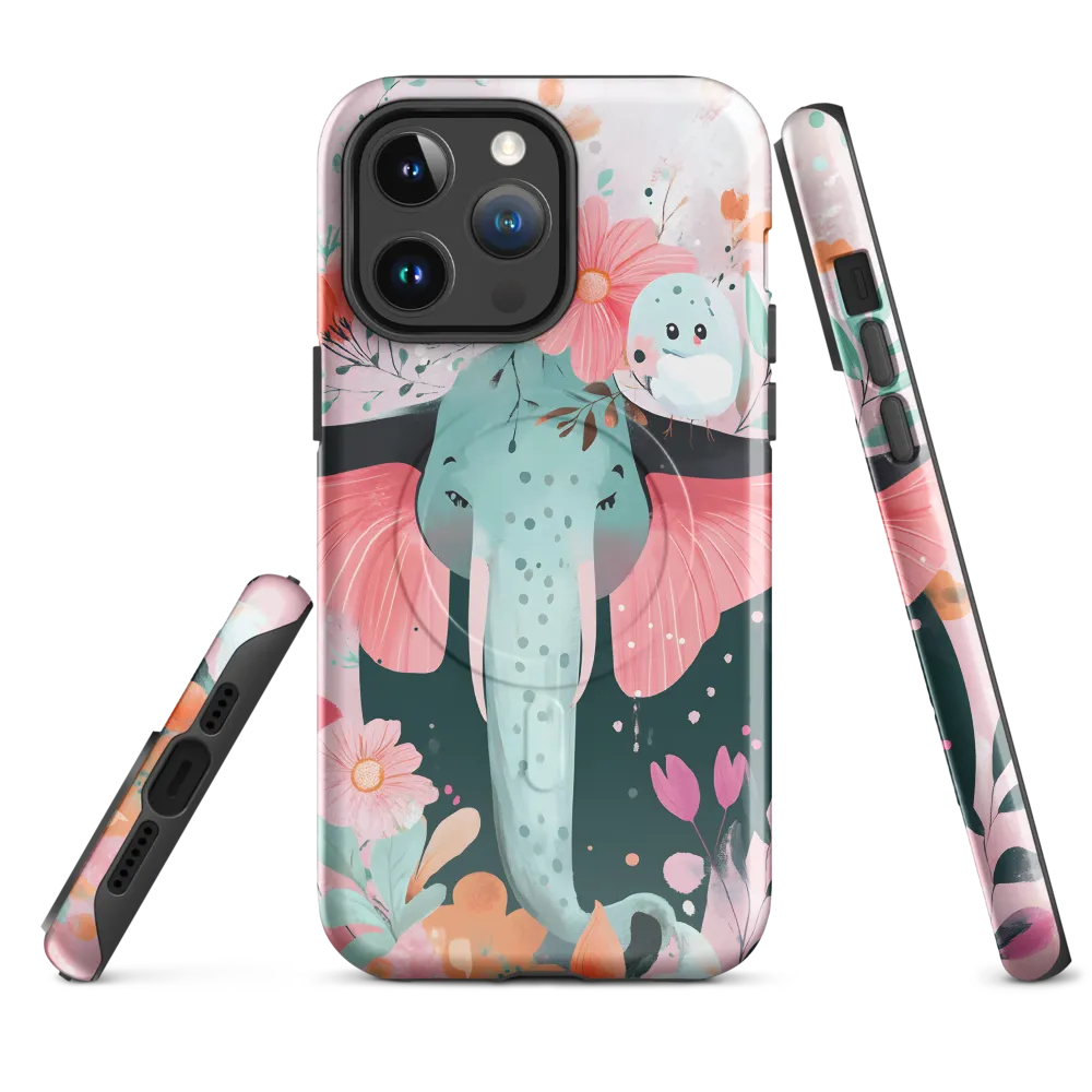 Whimsical Elephant in Bloom