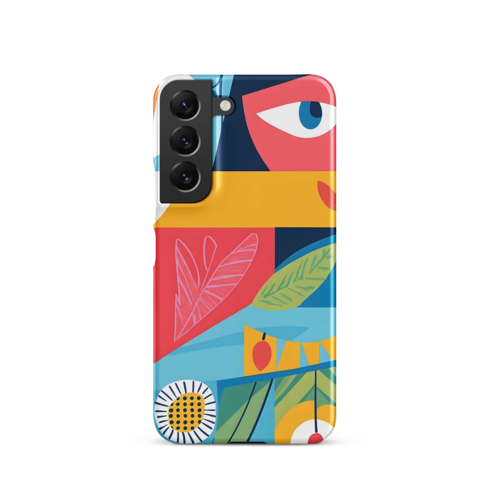 Vibrant Geometric Visage