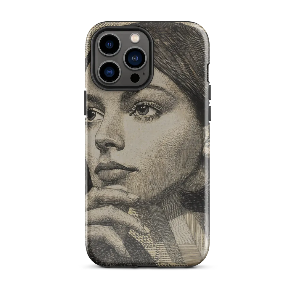 Contemplative Reflection | Phone Case |  13 Pro Max | Tough Case | Glossy