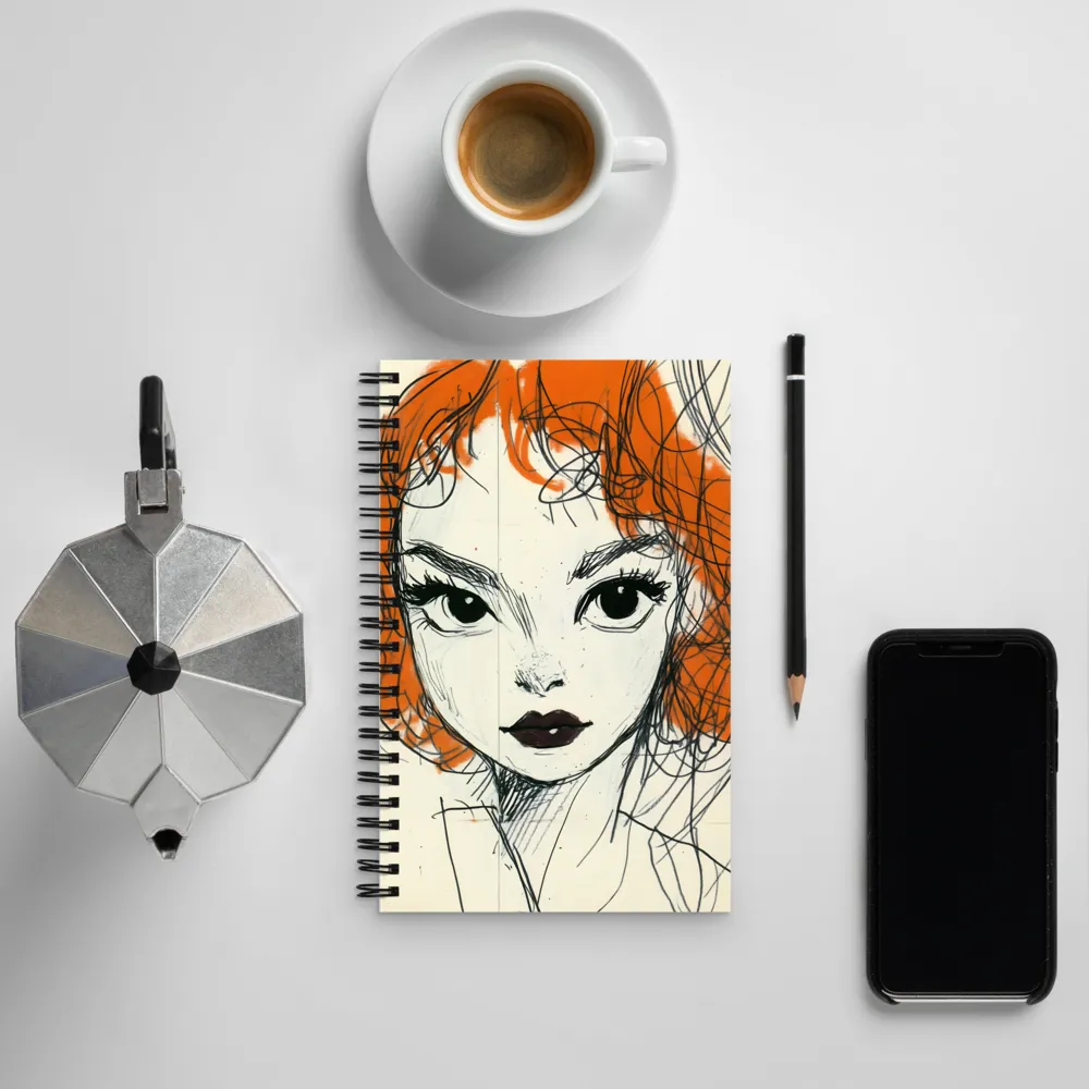 The Bold Gaze | Spiral Notebook