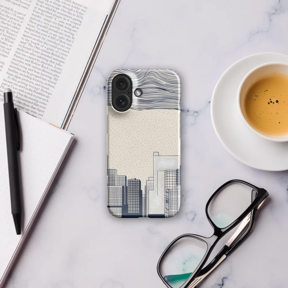 Urban Patterns: A Minimalist Skyline | Phone Case |  16 | Snap Case | Glossy