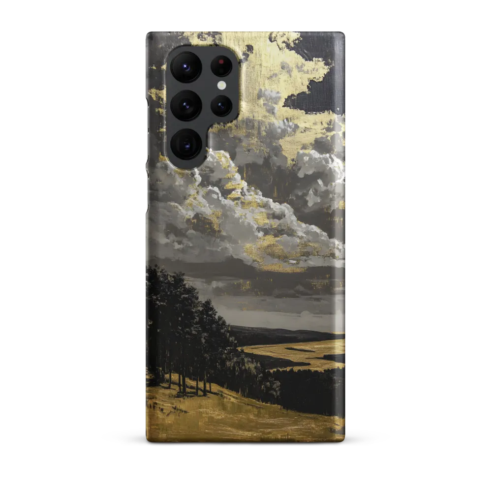 Golden Serenity in a Dramatic Sky | Phone Case |  S22 Ultra | Snap Case | Matte