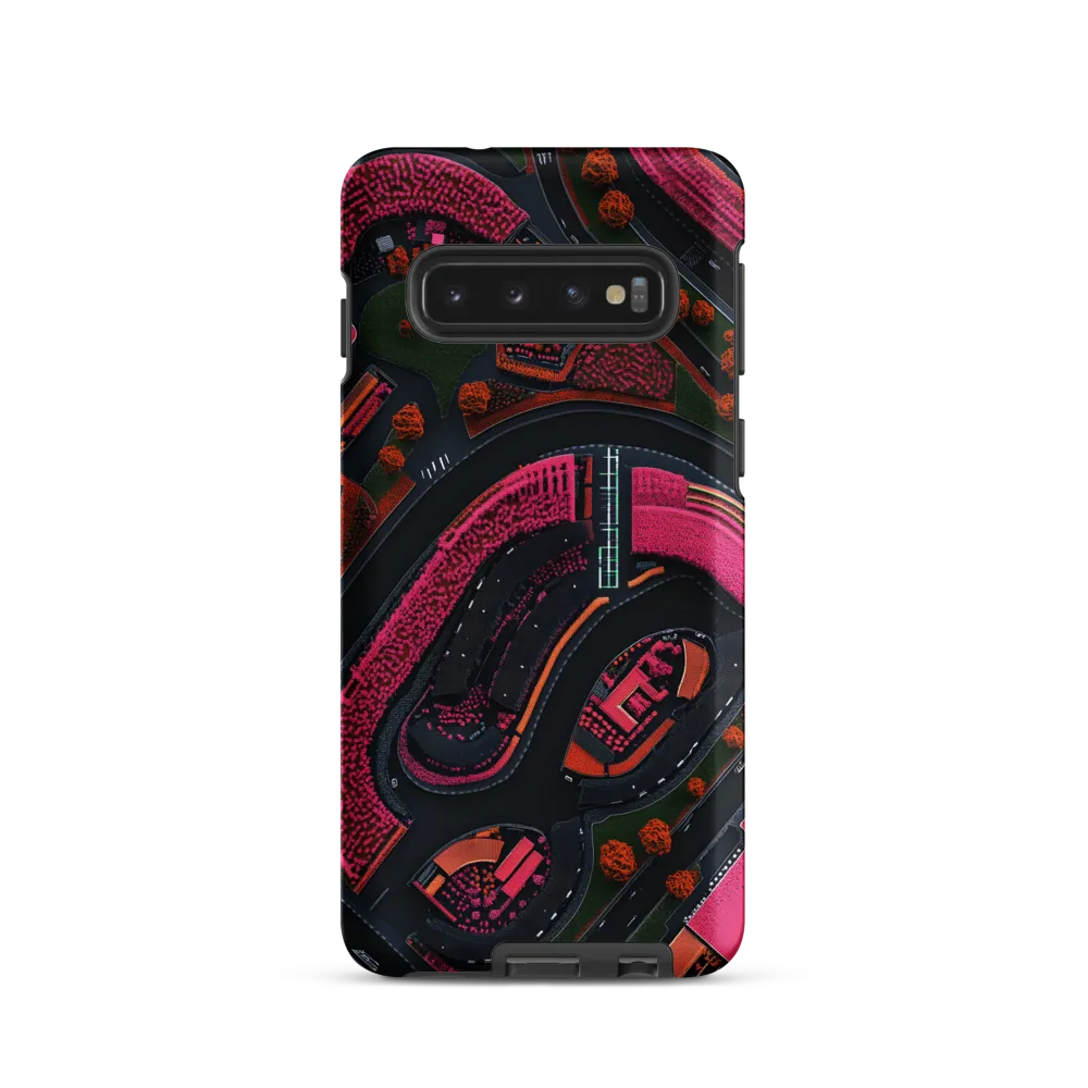 Urban Floral Symphony | Phone Case |  S10 | Tough Case | Matte