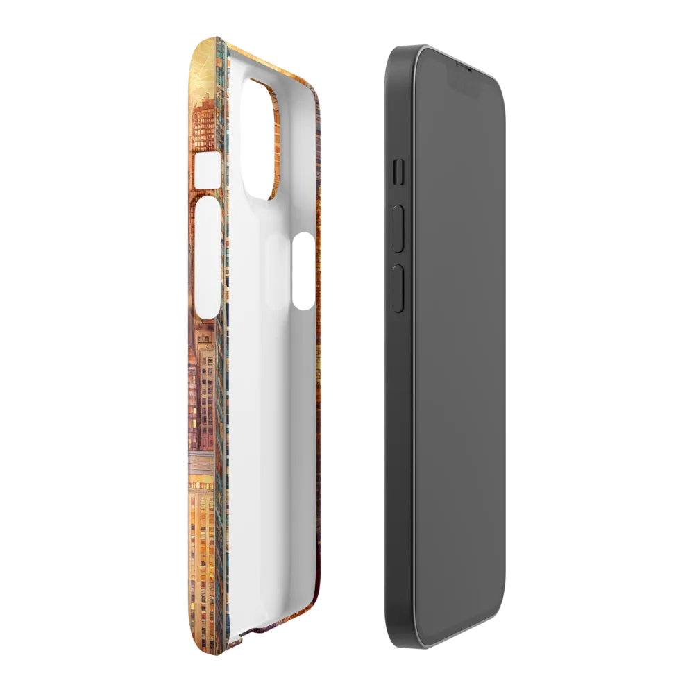 Golden Hour Over the City | Phone Case |  14 | Snap Case | Glossy