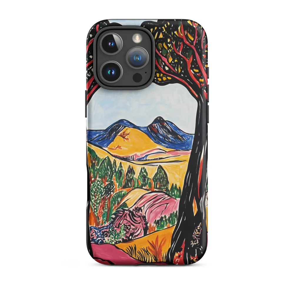 Vibrant Nature's Embrace | Phone Case |  16 Pro Max | Tough Case | Matte