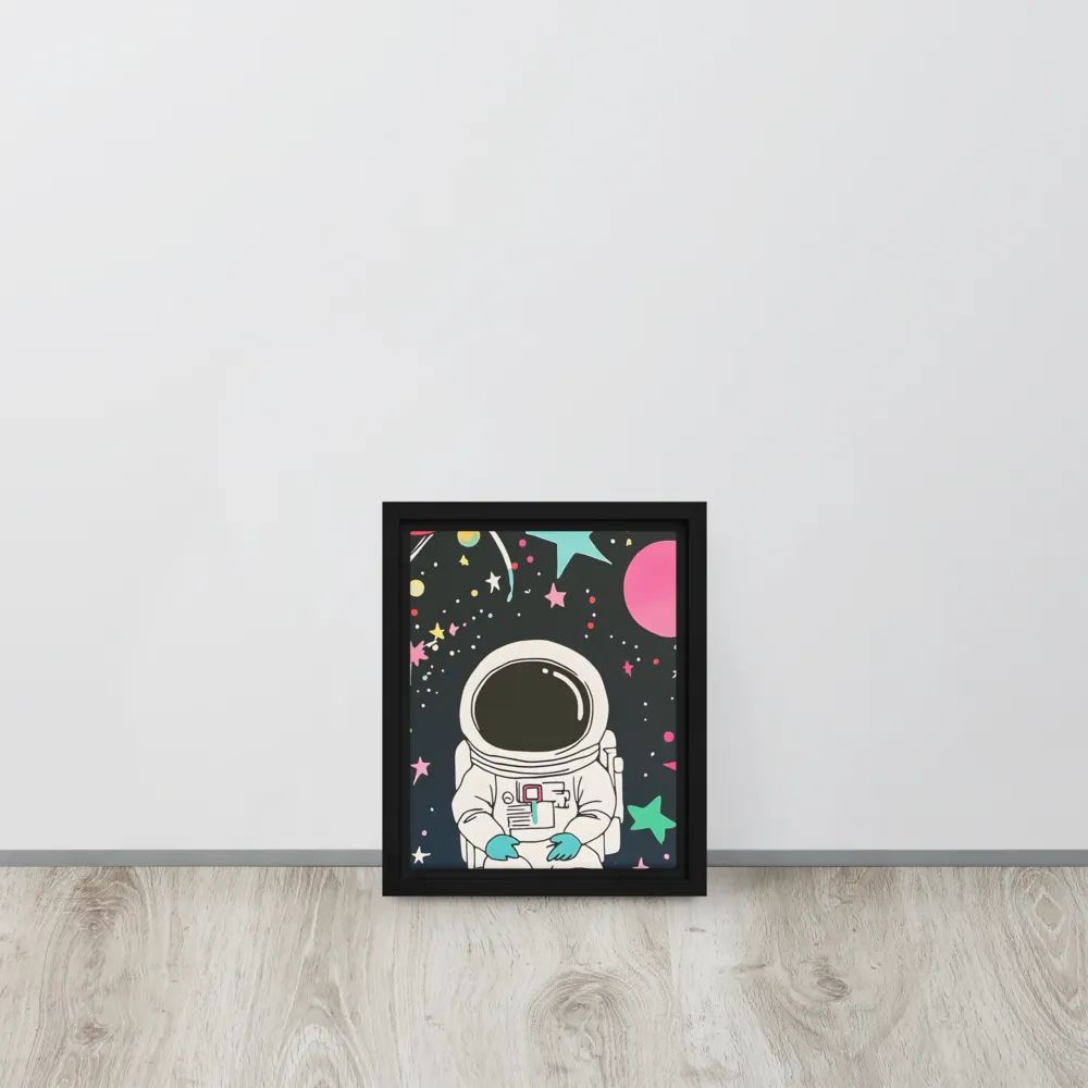 Cosmic Dreamer | Canvas with Black Frame | 8″×10″