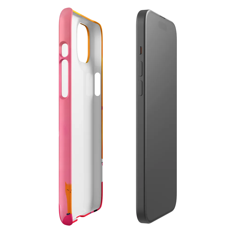 Whimsy in Feline Company | Phone Case |  15 Plus | Snap Case | Matte