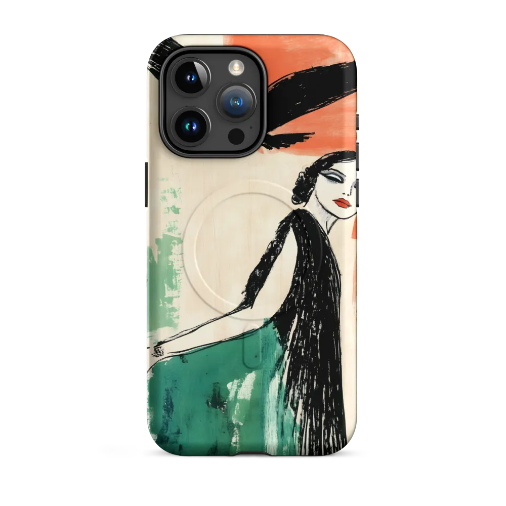 Elegance in Flight | Phone Case |  15 Pro Max | MagSafe® Tough Case | Matte