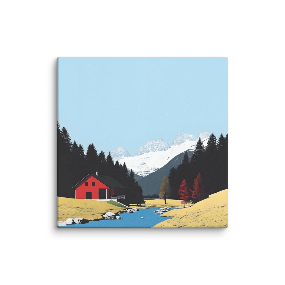 The Tranquil Retreat | Canvas | 28″×28″