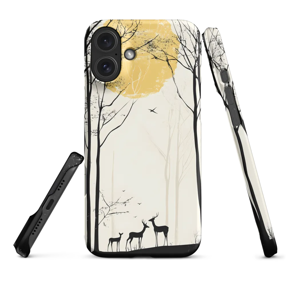 Silhouetted Serenity | Phone Case |  16 Plus | Snap Case | Matte