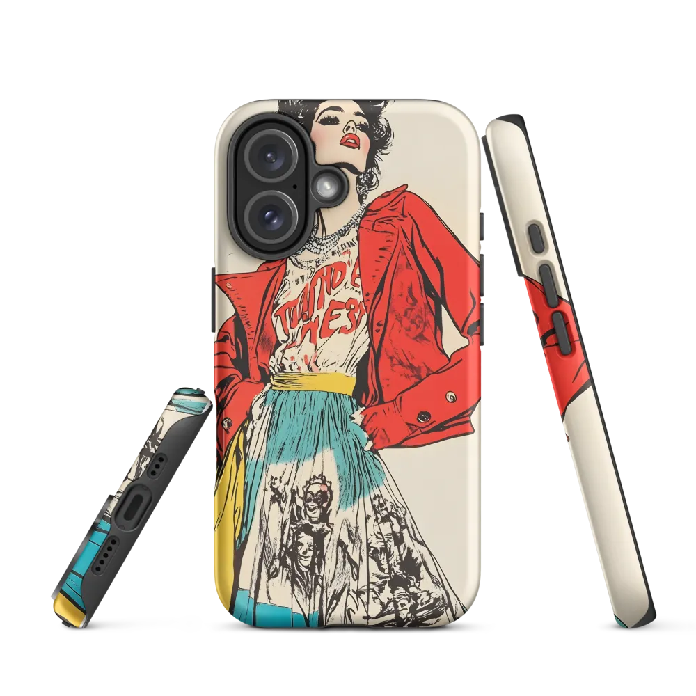 Vibrant Elegance: A Pop Art Fashion Statement | Phone Case